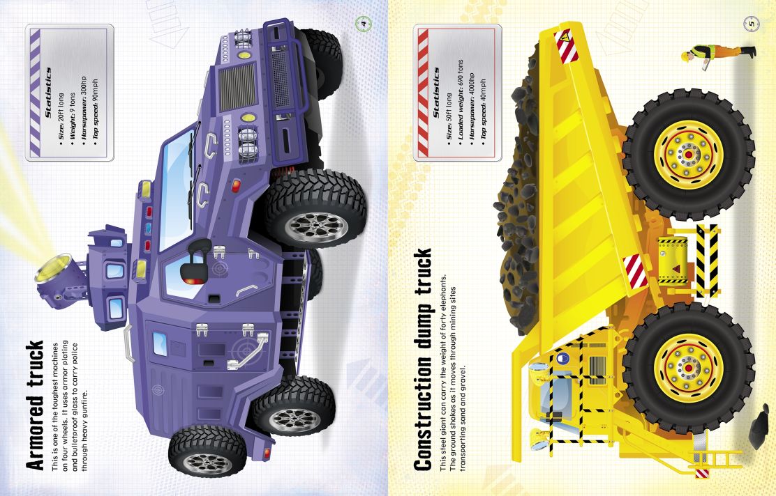 Usborne Books-Build Your Own Trucks Sticker Book-070054-Legacy Toys