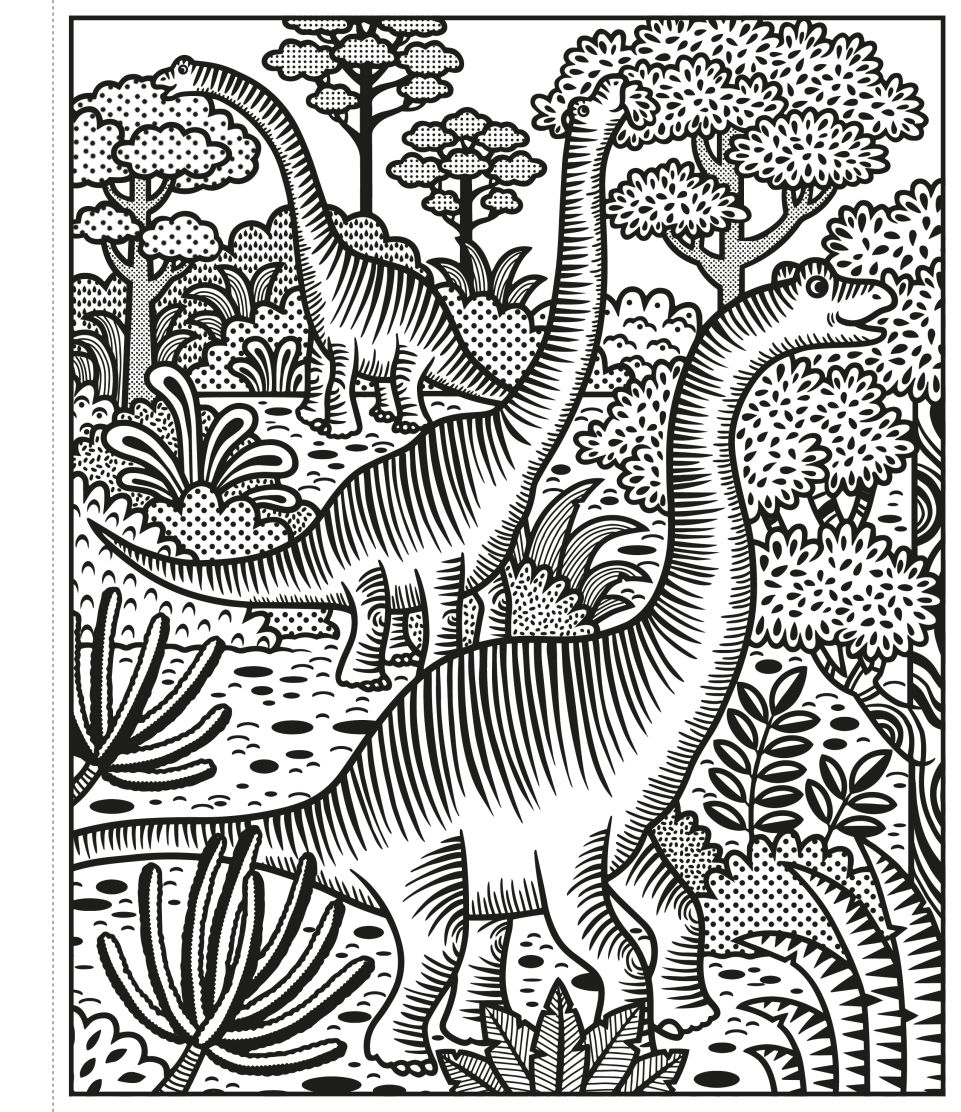 Usborne Books-Dinosaurs Magic Painting Book-317487-Legacy Toys