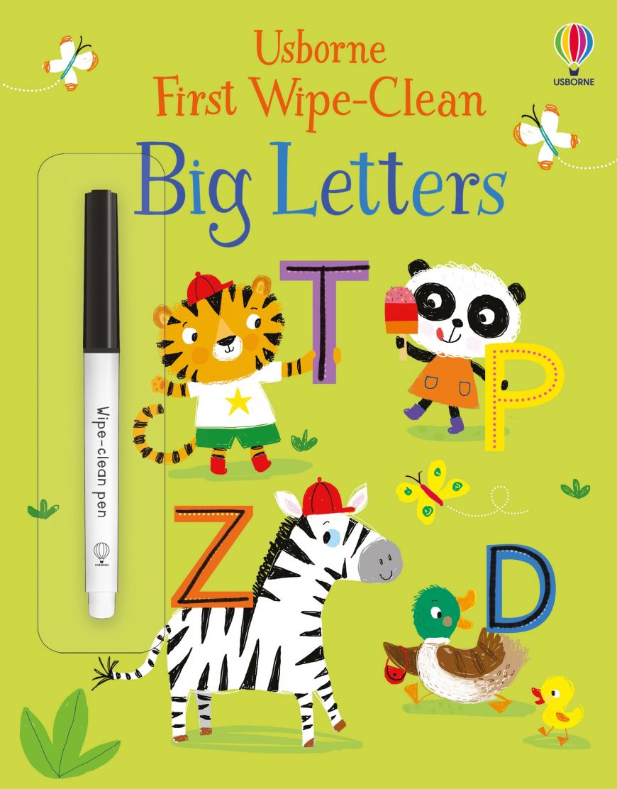 Usborne Books-First Wipe-Clean Big Letters-551940-Legacy Toys