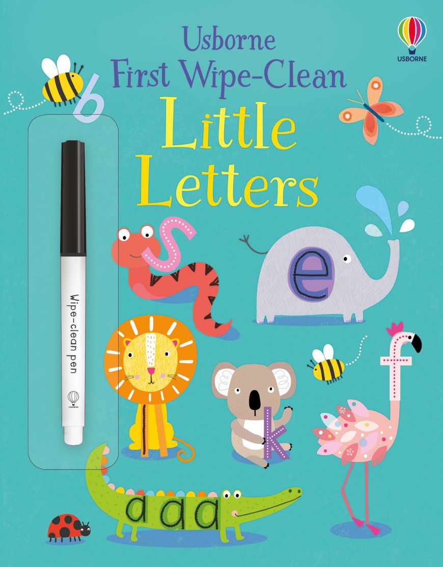 Usborne Books-First Wipe-clean Little Letters-551964-Legacy Toys