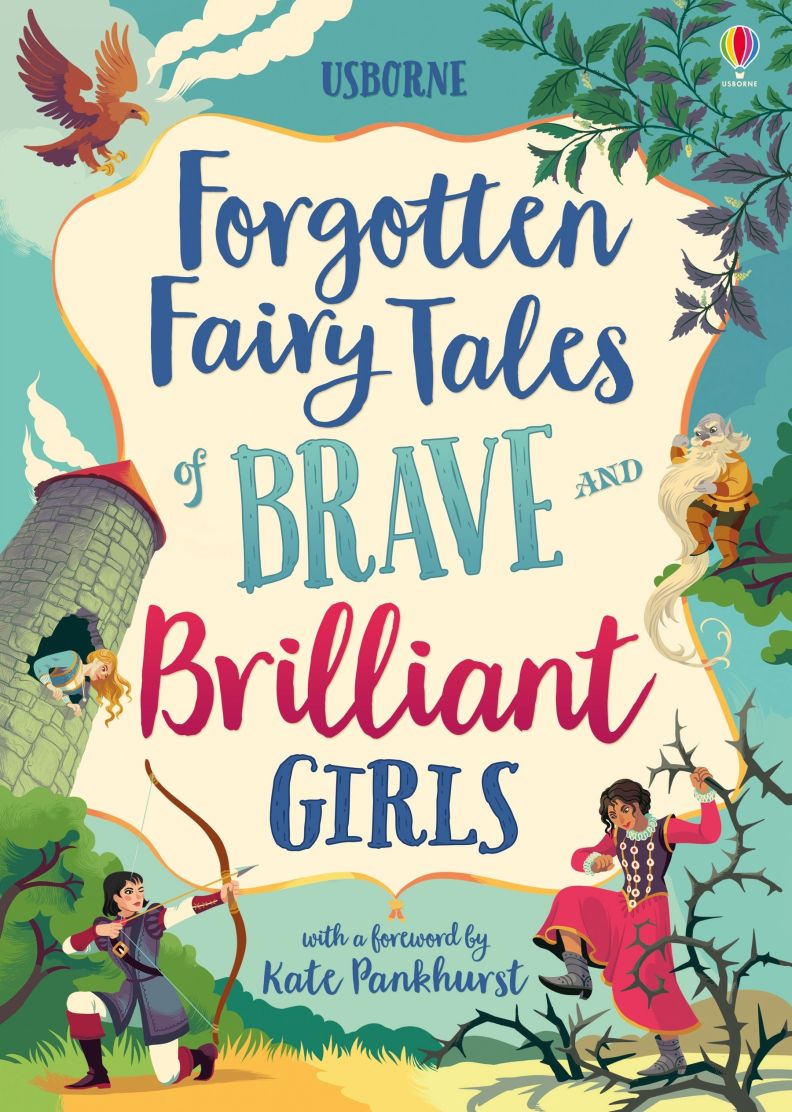Usborne Books-Forgotten Fairy Tales of Brave and Brilliant Girls-5318194-Legacy Toys