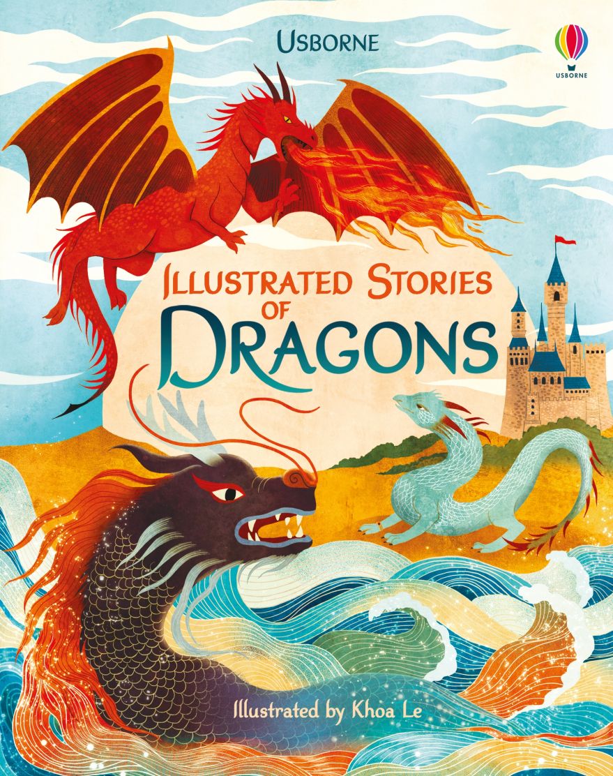 Usborne Books-Illustrated Stories of Dragons-552787-Legacy Toys