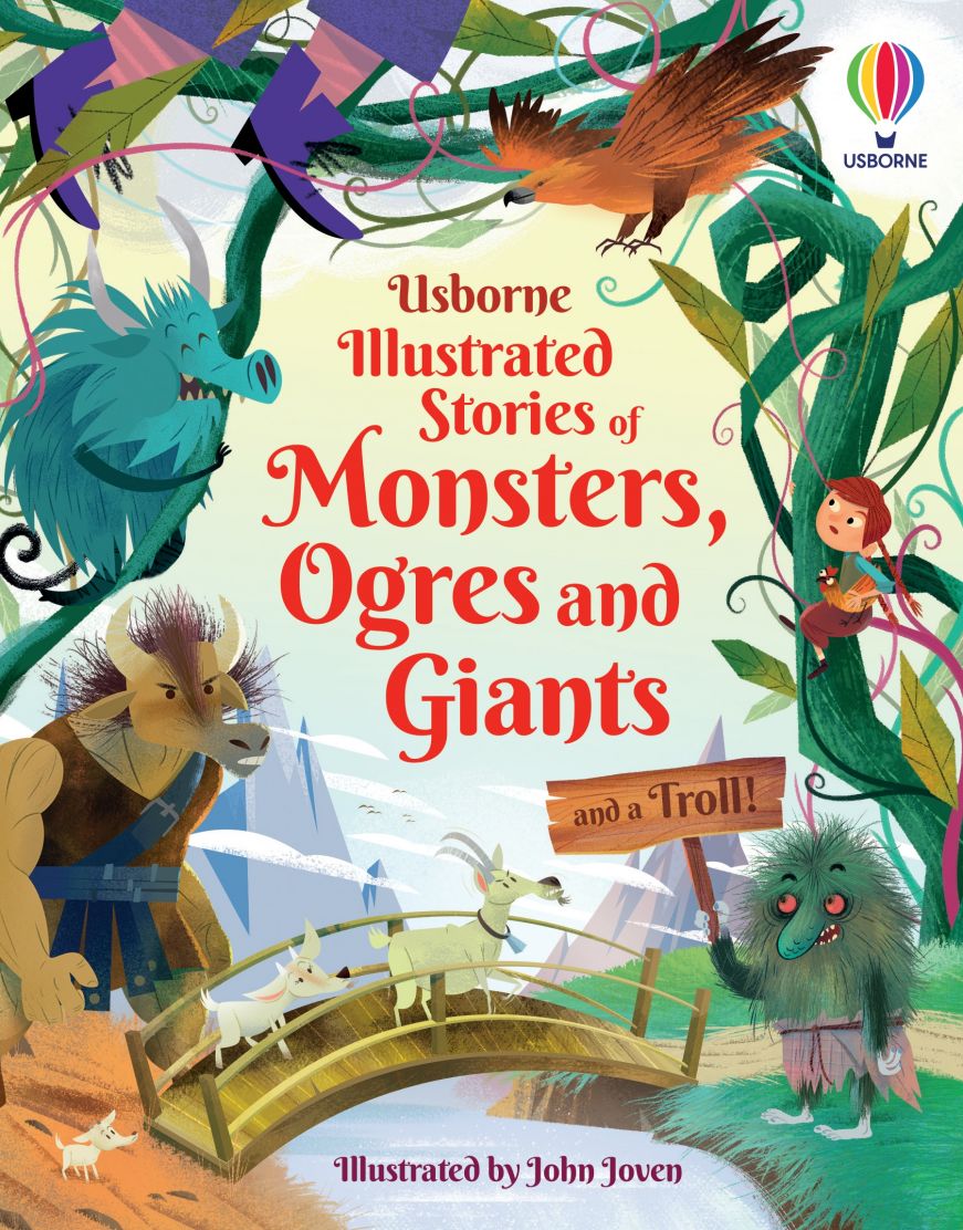 Usborne Books-Illustrated Stories of Monsters, Ogres and Giants (and a Troll)-552930-Legacy Toys