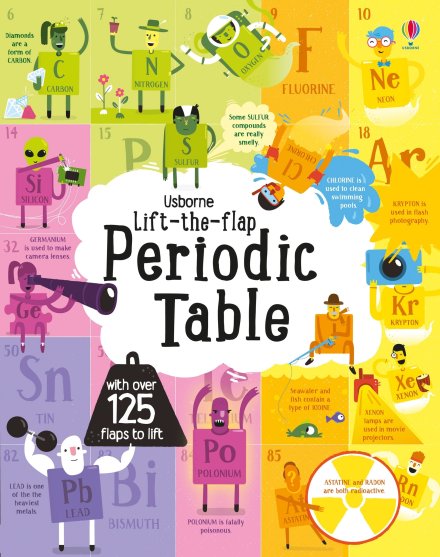 Usborne Books-Lift the Flap Perodic Table-51599-Legacy Toys