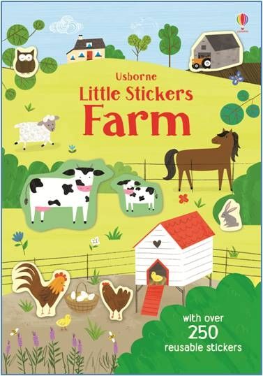 Usborne Books-Little Stickers Farm-546656-Legacy Toys