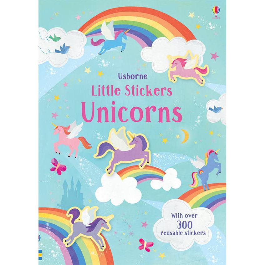 Usborne Books-Little Stickers Unicorns-544935-Legacy Toys
