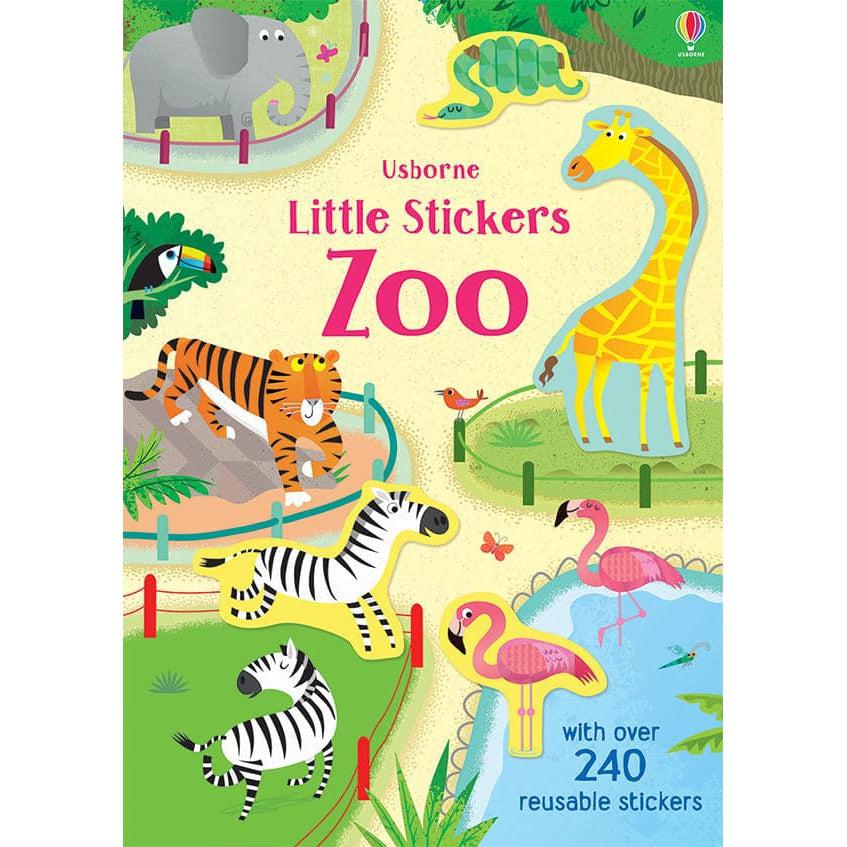 Usborne Books-Little Stickers Zoo-544942-Legacy Toys