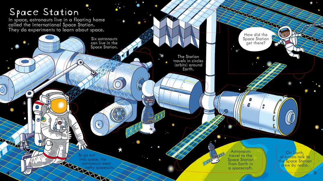 Usborne Books-Look Inside Space-317470-Legacy Toys