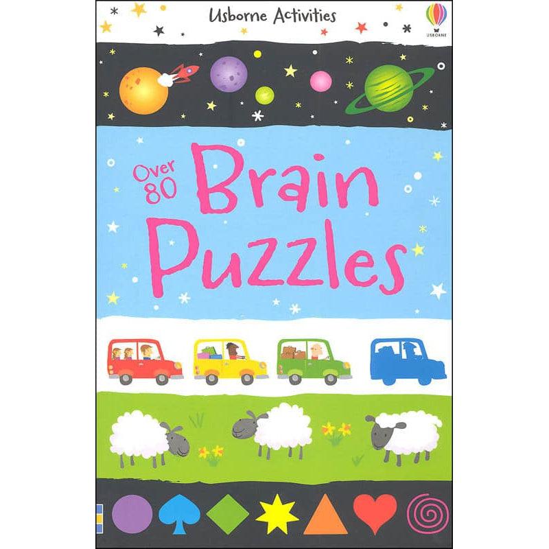 Usborne Books-Over 80 Brain Puzzles-536916-Legacy Toys