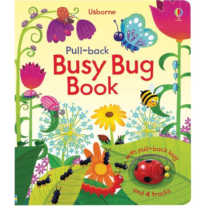 Usborne Books-Pull Back Busy Bug Book-529413-Legacy Toys