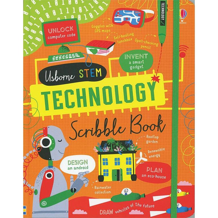 Usborne Books-Technology Scribble Book-548384-Legacy Toys