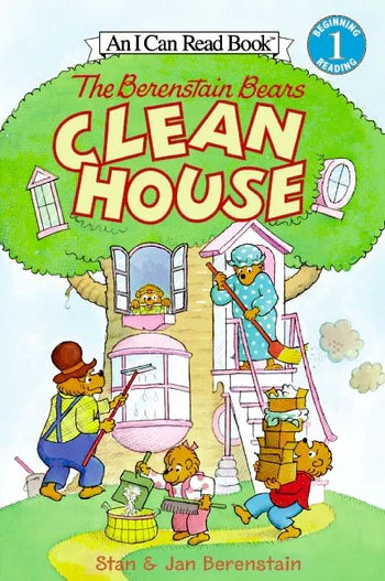 Usborne Books-The Berenstain Bears Clean House-0060583355-Legacy Toys