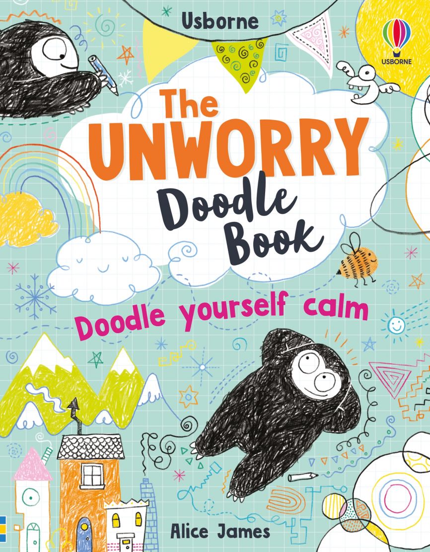 Usborne Books-Unworry Doodles-551384-Legacy Toys