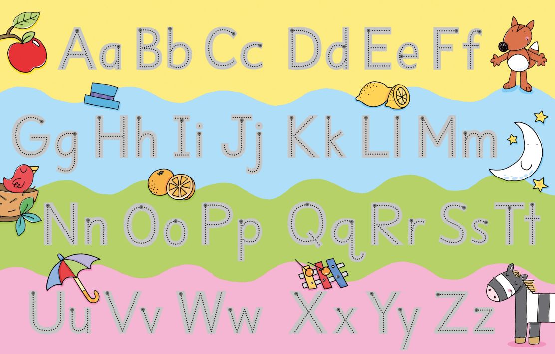 Usborne Books-Wipe-Clean Alphabet-5070184-Legacy Toys