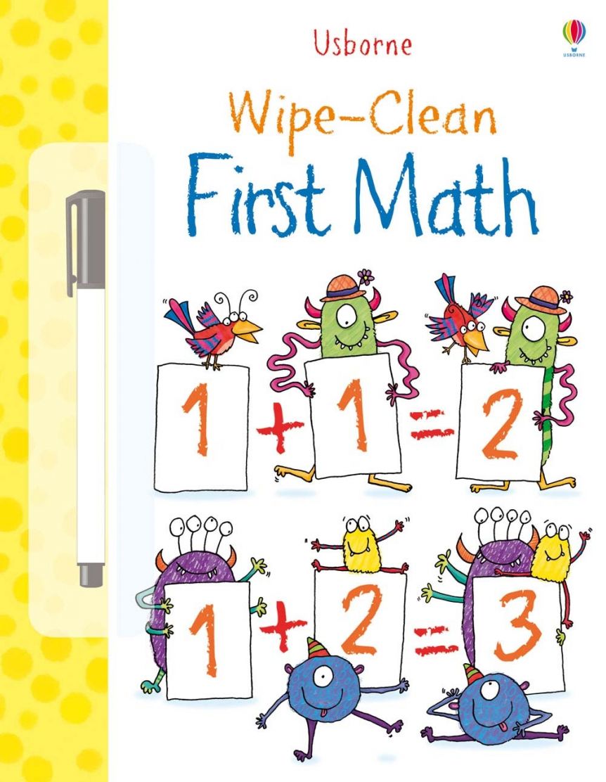 Usborne Books-Wipe-Clean First Math-11826-Legacy Toys