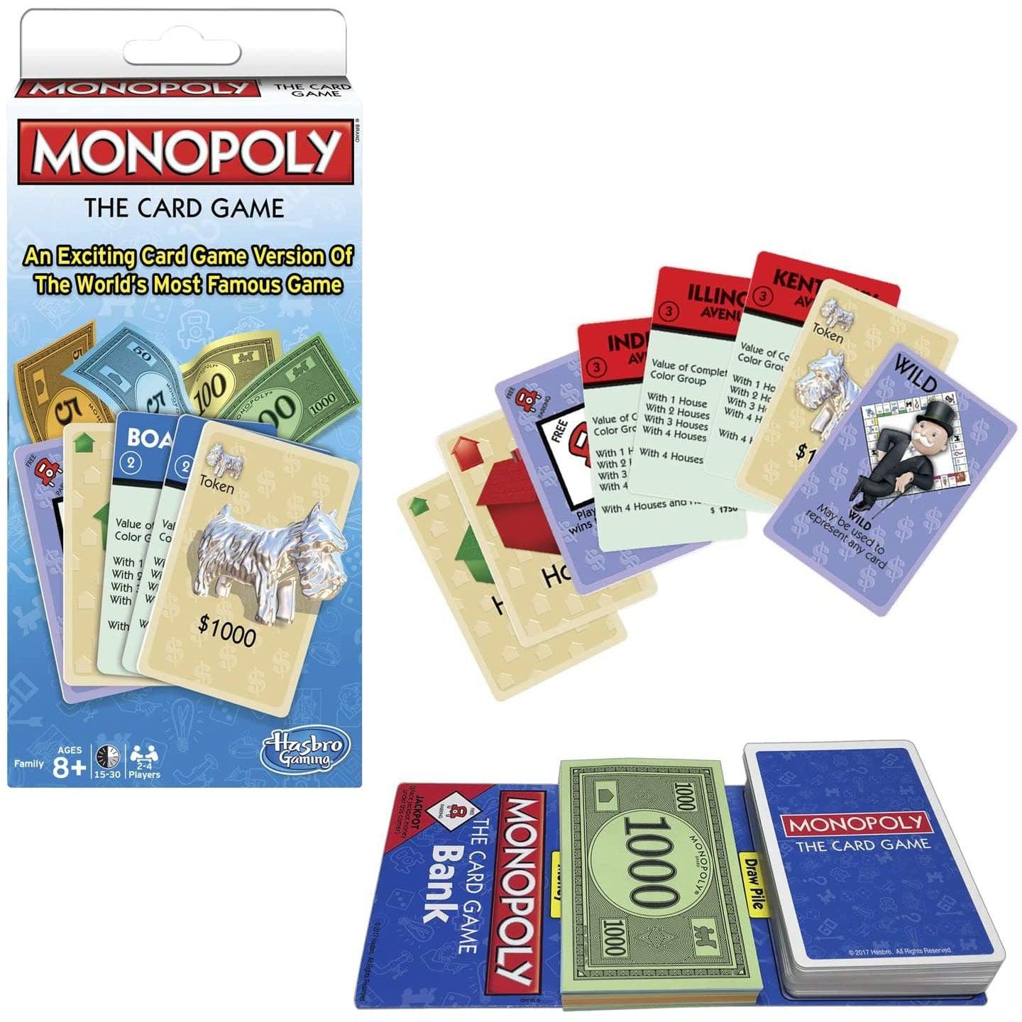Winning Moves-Monopoly The Card Game-1217-Legacy Toys