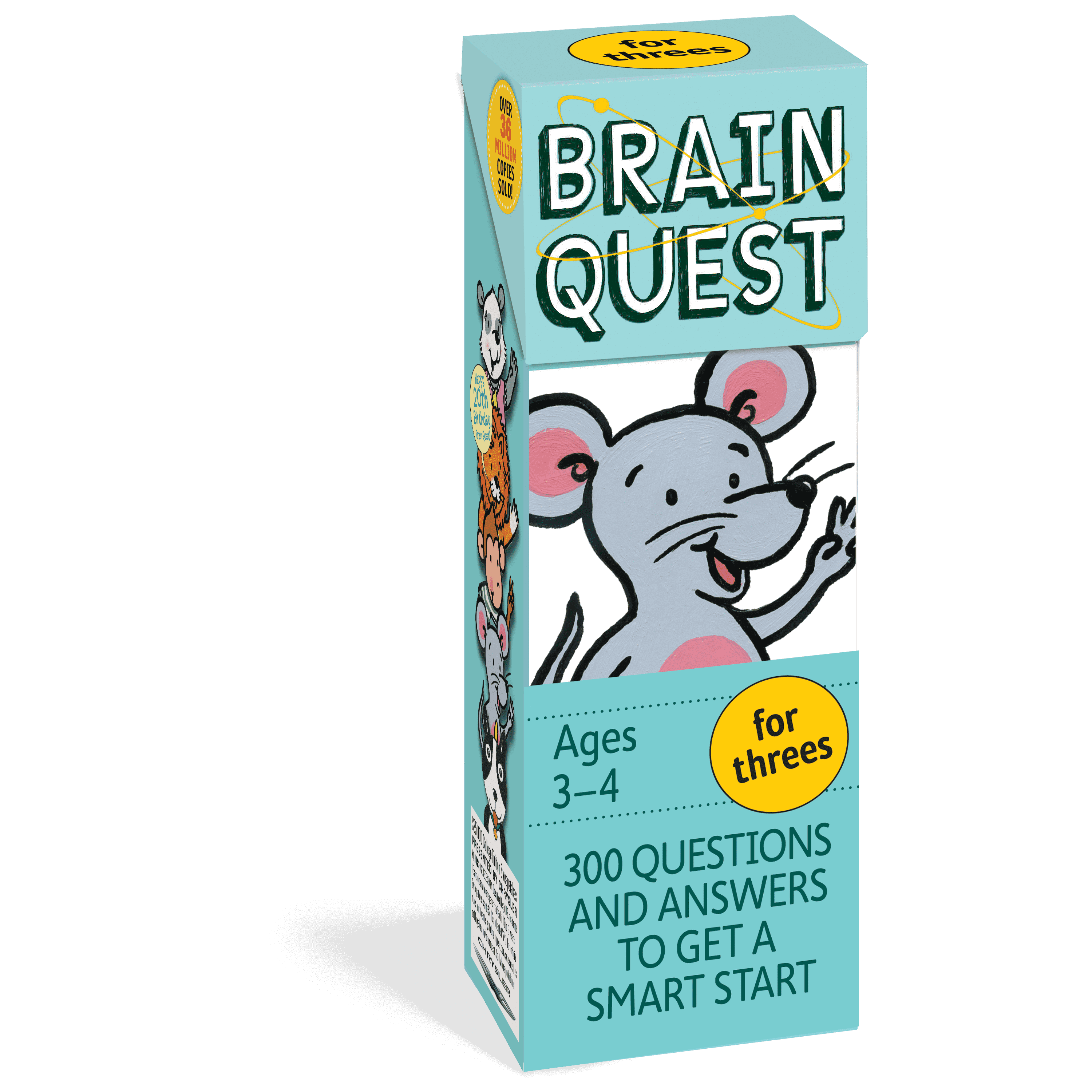 Workman Publishing-Brain Quest - For Threes-16663-Legacy Toys