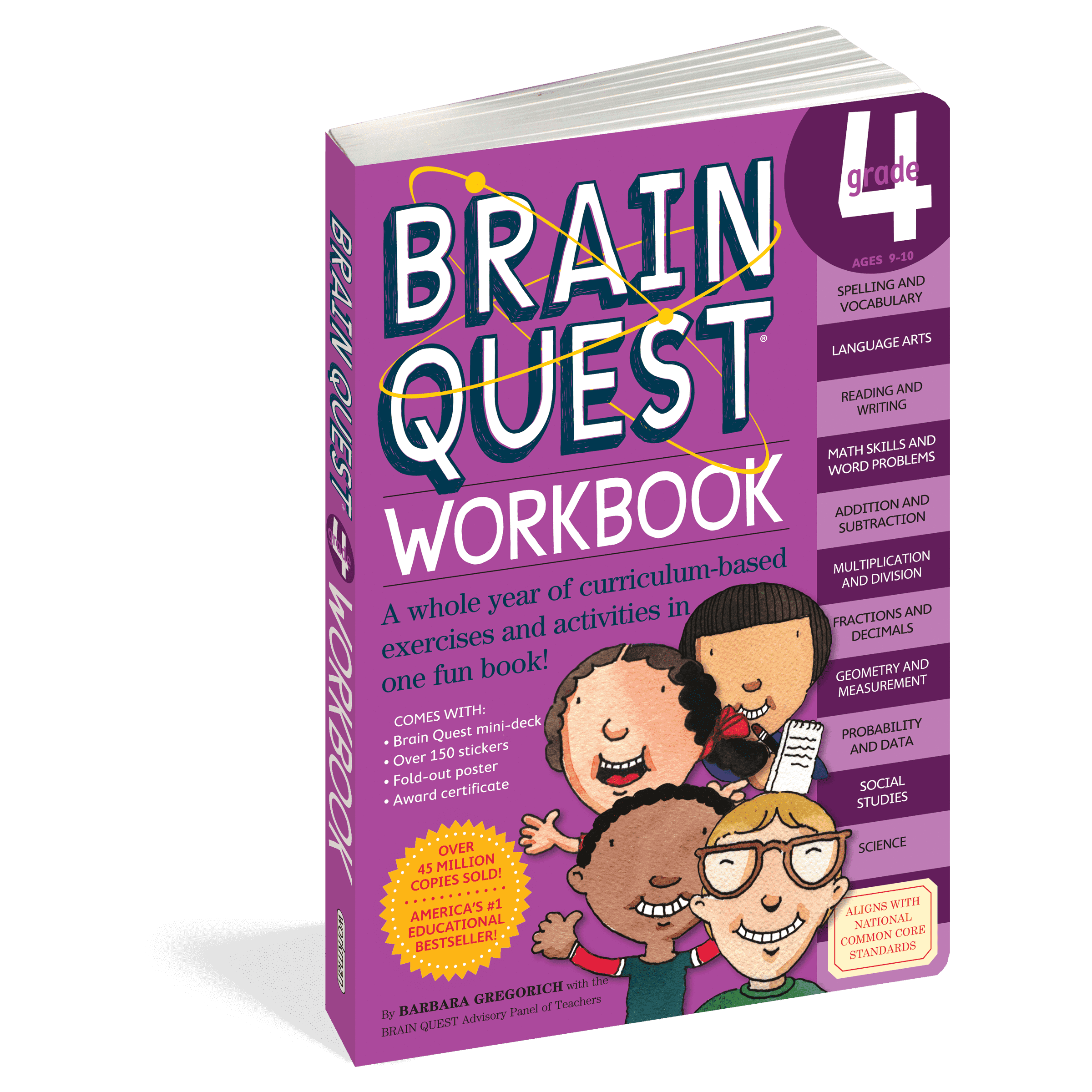 Workman Publishing-Brain Quest Workbook: Grade 4-11693-Legacy Toys