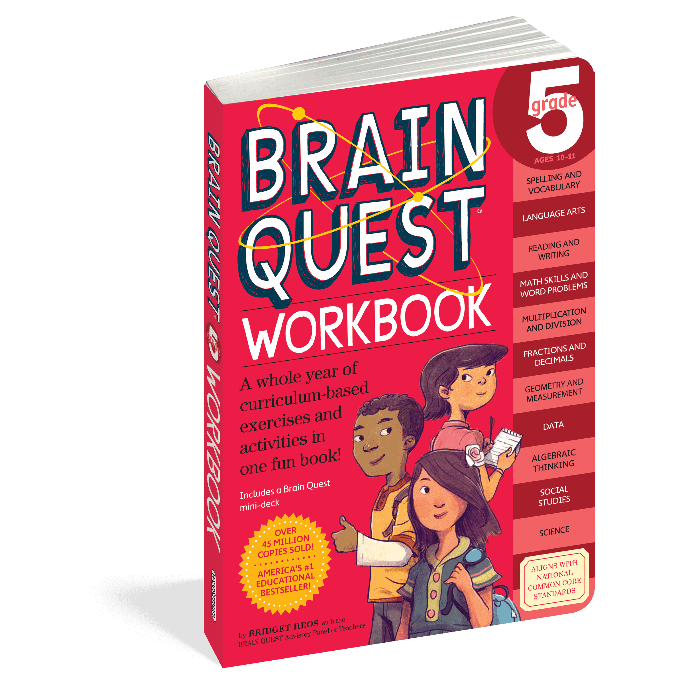 Workman Publishing-Brain Quest Workbook: Grade 5-18278-Legacy Toys
