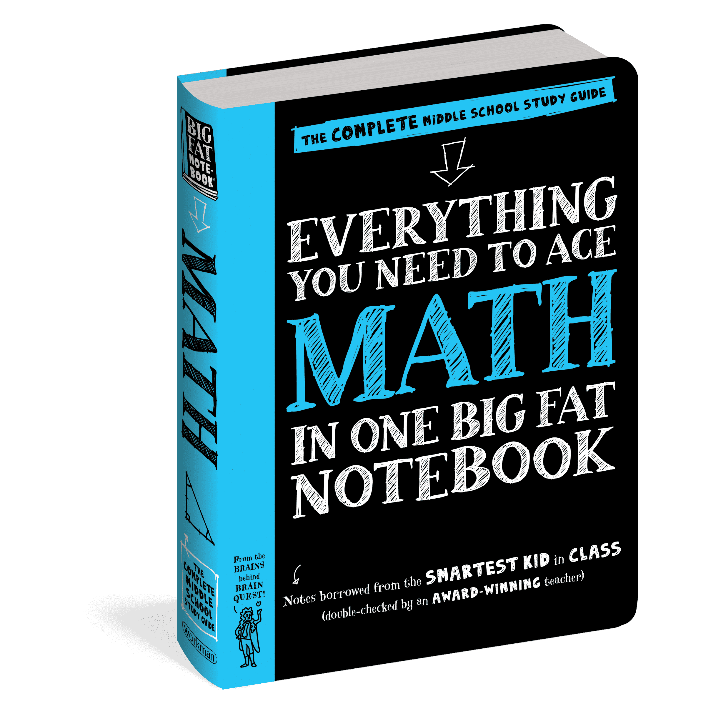 Workman Publishing-Everything You Need To Ace Math In One Big Fat Notebook-16096-Legacy Toys