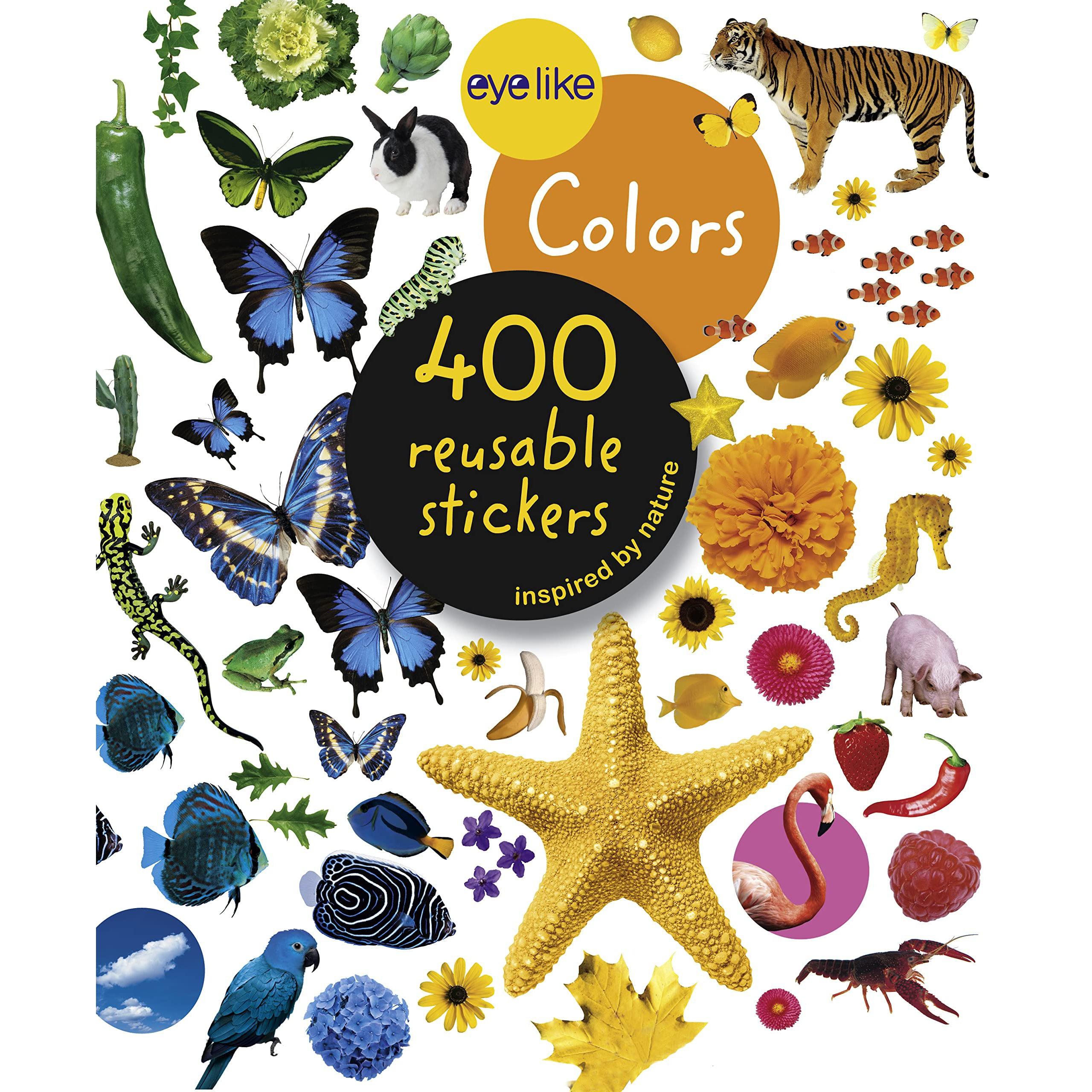 Workman Publishing-Eyelike Sticker Book - Colors-16935-Legacy Toys