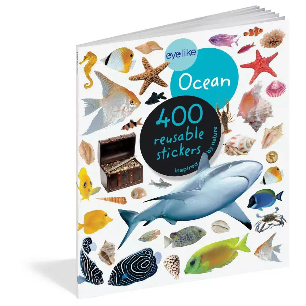 Workman Publishing-Eyelike Sticker Book - Ocean--Legacy Toys