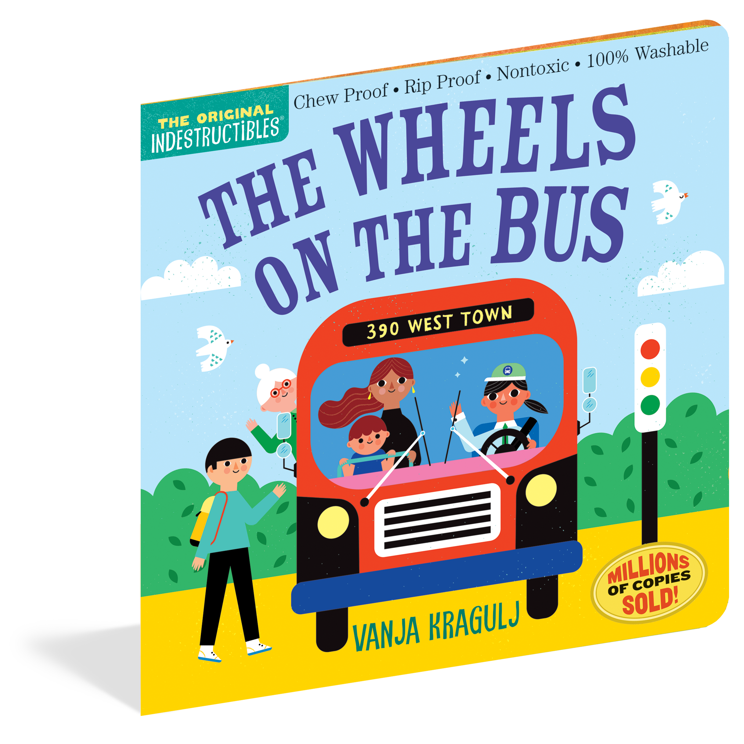Workman Publishing-Indestructibles: The Wheels On The Bus-101772-Legacy Toys