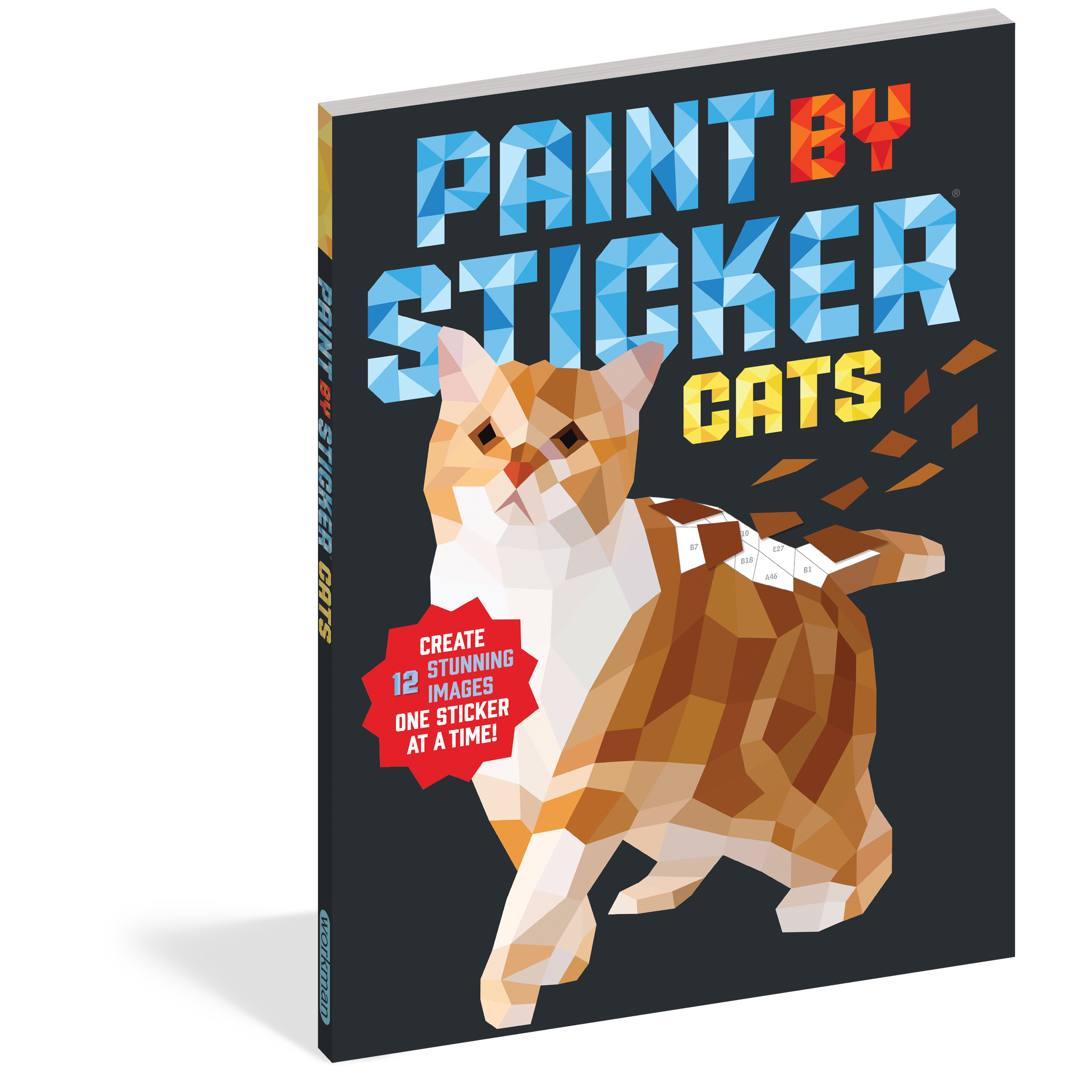 Workman Publishing-Paint By Sticker: Cats-100448-Legacy Toys