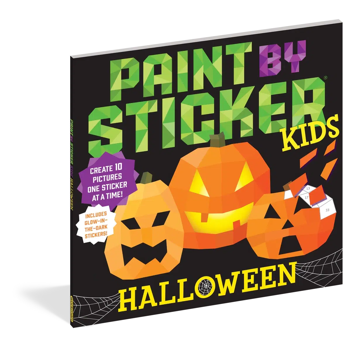 Workman Publishing-Paint By Sticker Kids: Halloween-51095-Legacy Toys