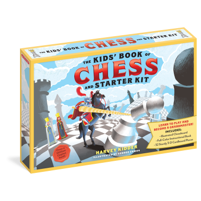 Workman Publishing-The Kids’ Book of Chess and Starter Kit-1603-Legacy Toys