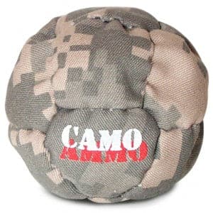 World Footbag-Camo Ammo Hacky Sack Footbag - Assorted Colors-8781-Legacy Toys