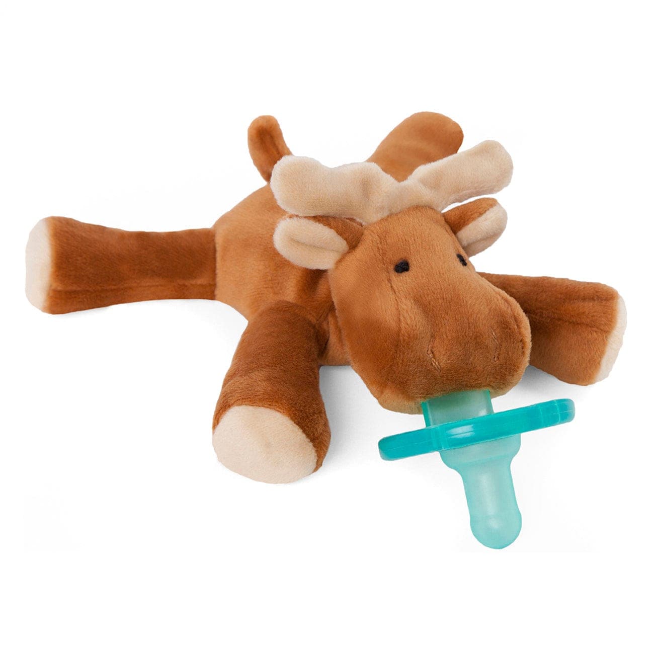 WubbaNub-Wubbanub - Brown Moose-WUB22614-Legacy Toys