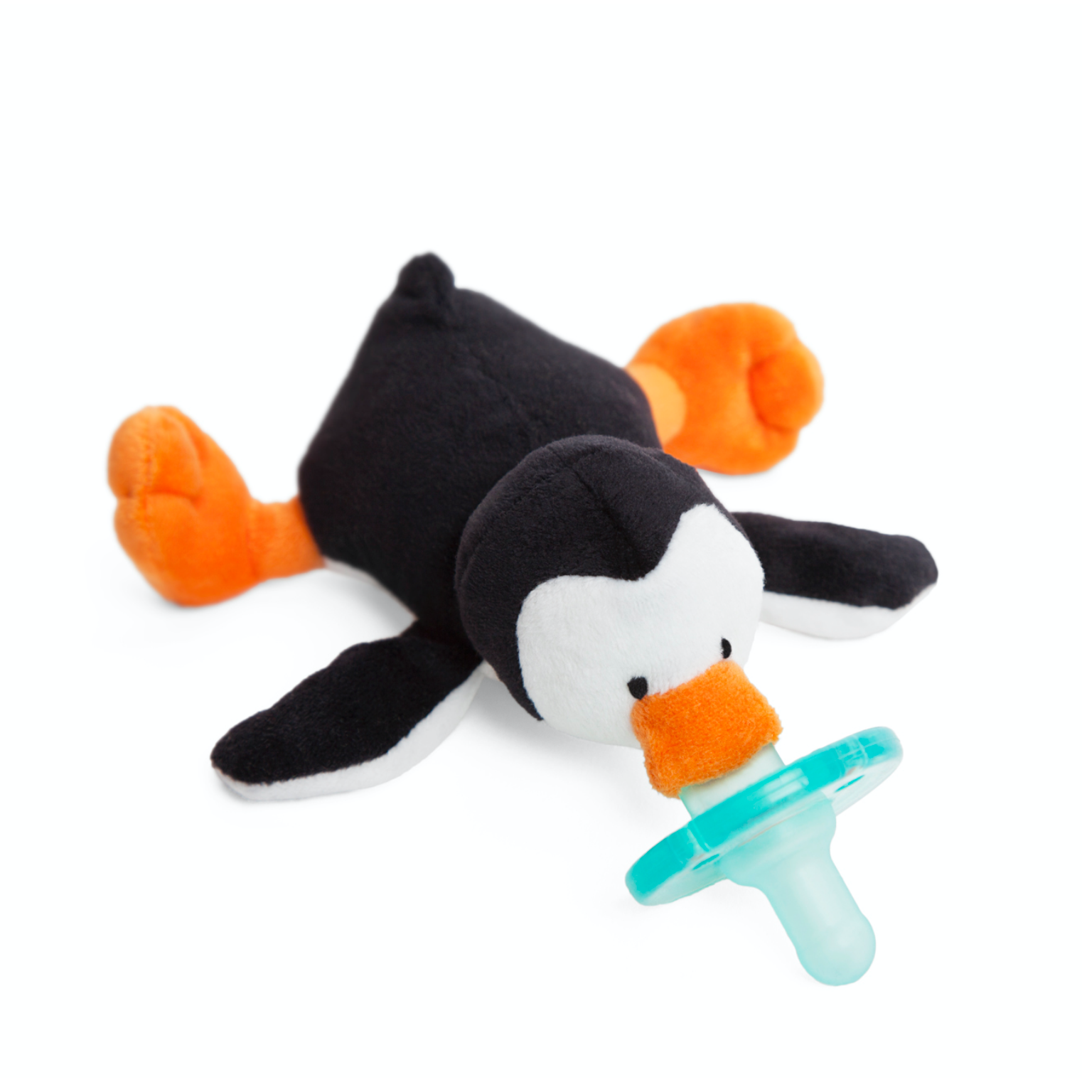 WubbaNub-Wubbanub - Penguin - Black & White-WUB21104-Legacy Toys