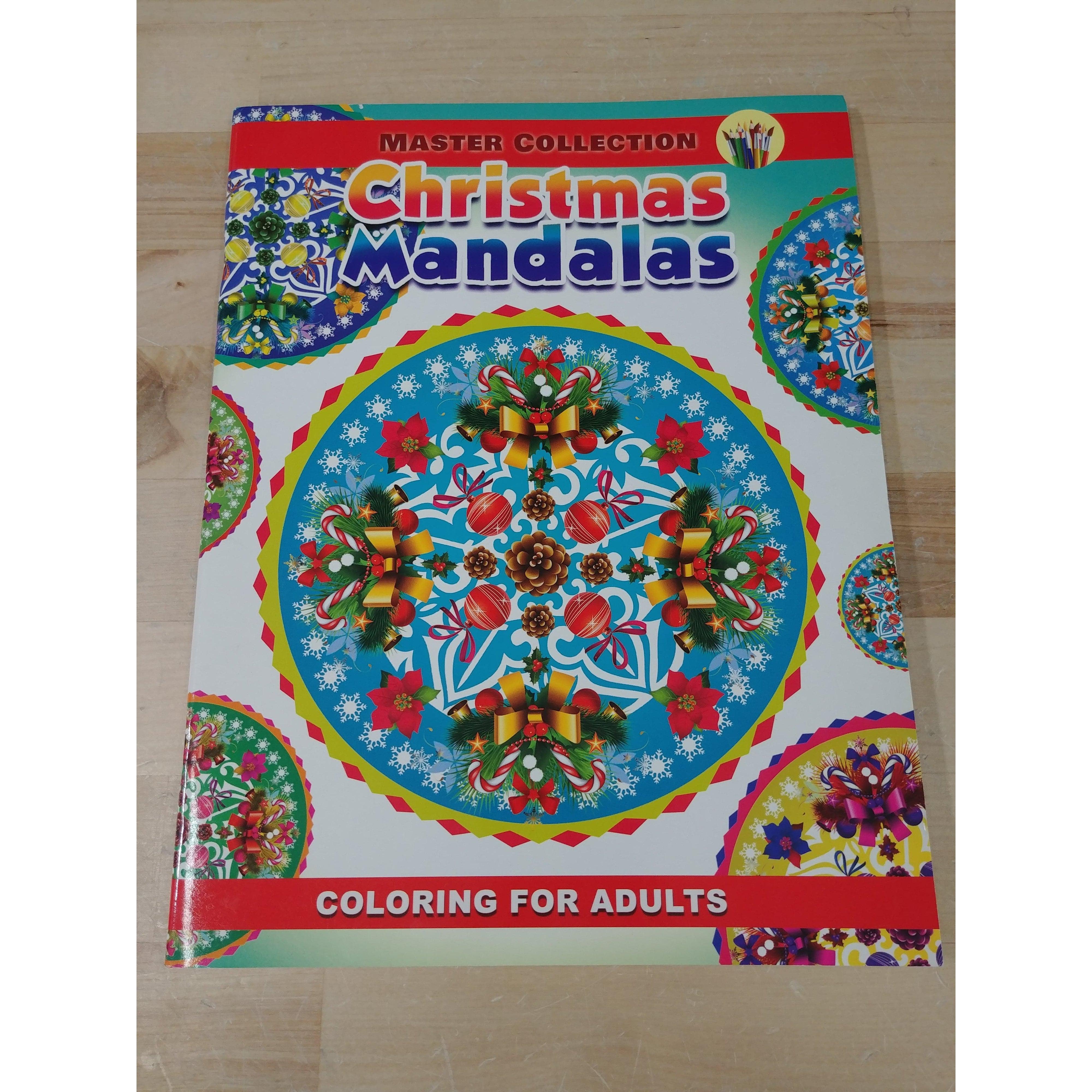 XYZ Toys-Christmas Mandalas Adult Coloring Book-GW-5FD96-Legacy Toys