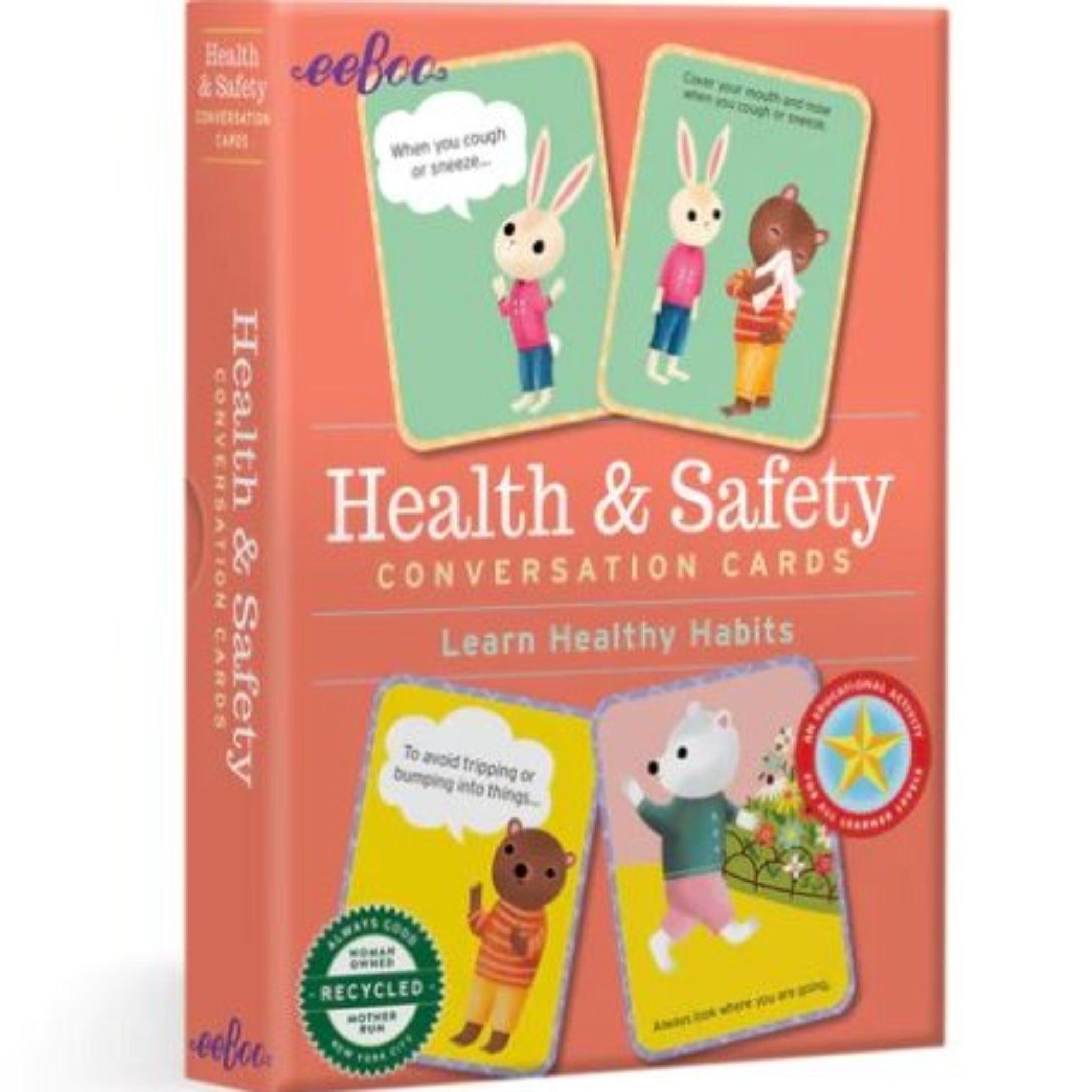 eeBoo-Health and Safety - Conversation Cards-51270-Legacy Toys