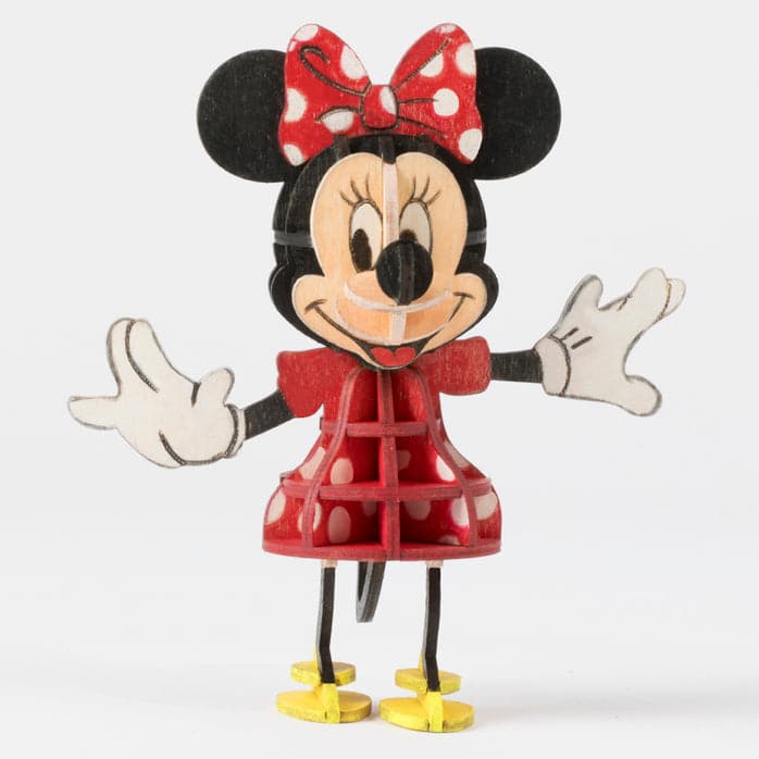 XYZ Toys-IncrediBuilds - Disney - Minnie Mouse 3D Wood Model & Book-854725006874-Legacy Toys