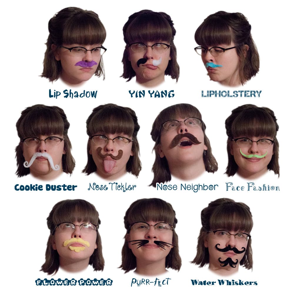 XYZ Toys-Mrs. Moustachio's Top Ten Girliest Mustaches of All Time-MPAR-005-Legacy Toys