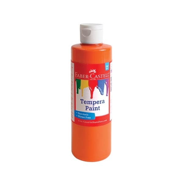 XYZ Toys-Orange Tempera Paint (8 oz bottles)-14598-Legacy Toys
