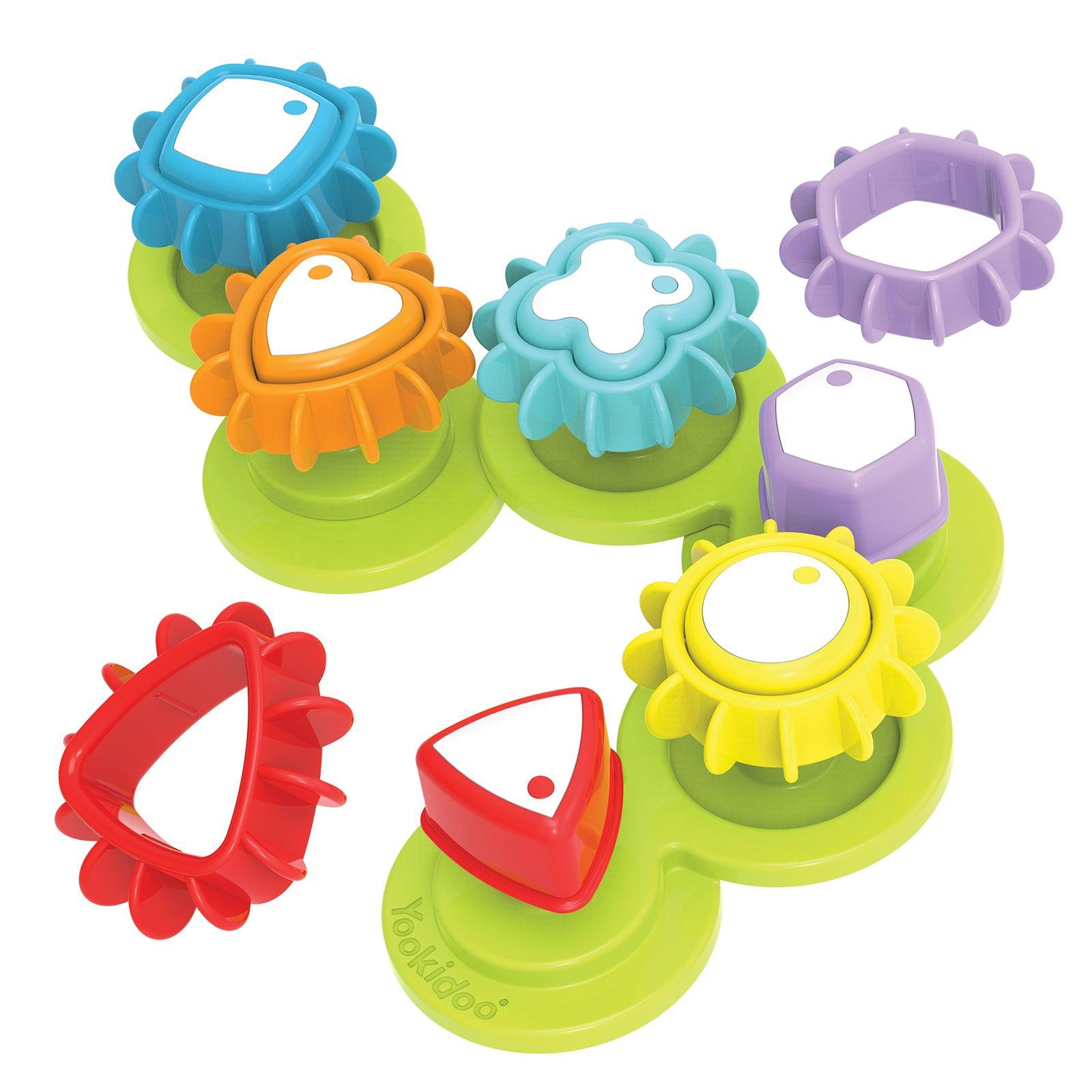 Yookidoo-Shape 'n Spin Gear Sorter-40200-Legacy Toys