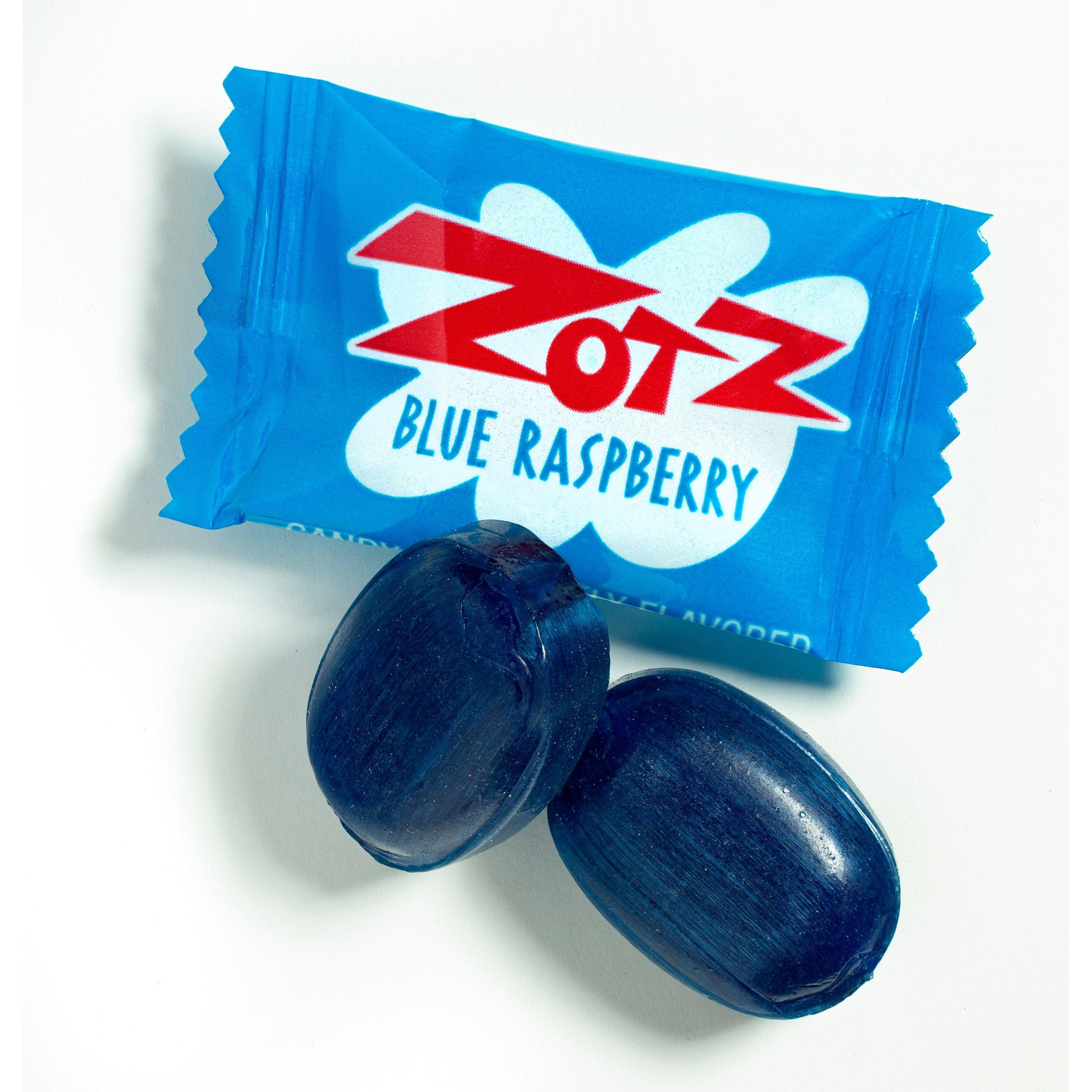 Zotz-Zotz Hard Candies Blue Raspberry - 46 Piece 8.1 oz Bag-0580-Legacy Toys