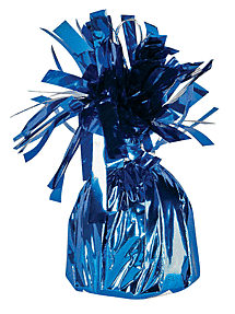 Mayflower Fringed Foil Balloon Weight - Royal Blue - Legacy Toys